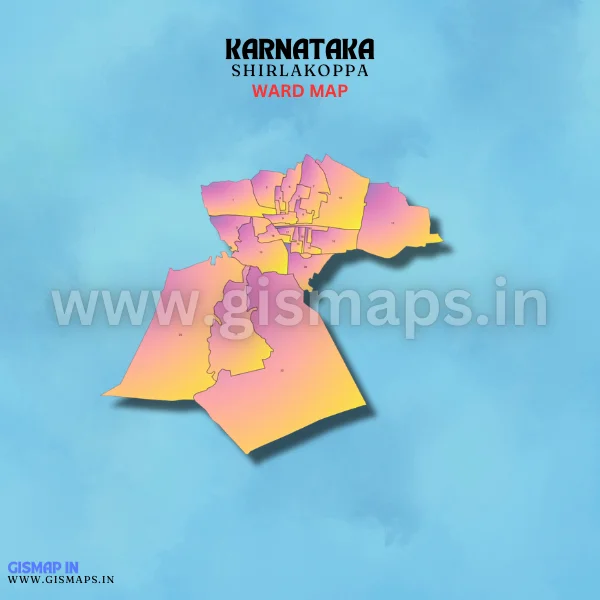 Shirlakoppa Ward Map (Karnataka)